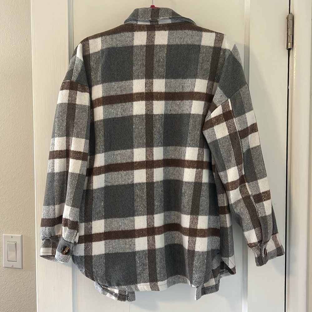 Plaid Shacket - Picture 2 of 3